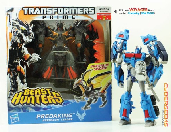  Transformers Prime Beast Hunters 2014 Voyager Predaking Simplified Edition Images  (7 of 9)